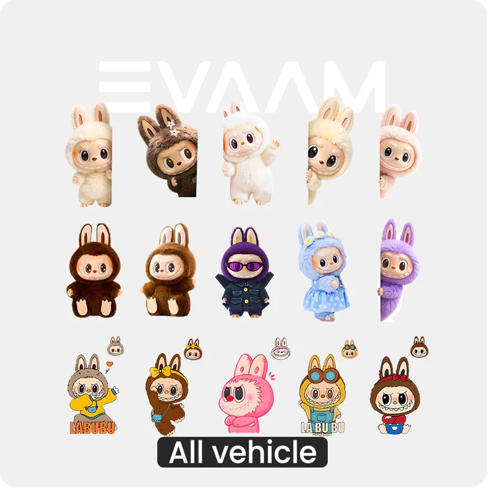 Labubu Car Decal Sticker
