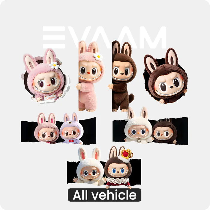 Labubu Car Decal Sticker3