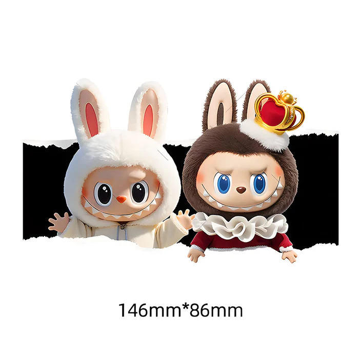 Labubu Car Decal Sticker3