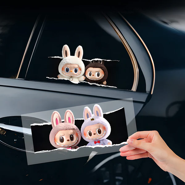 Labubu Car Decal Sticker3