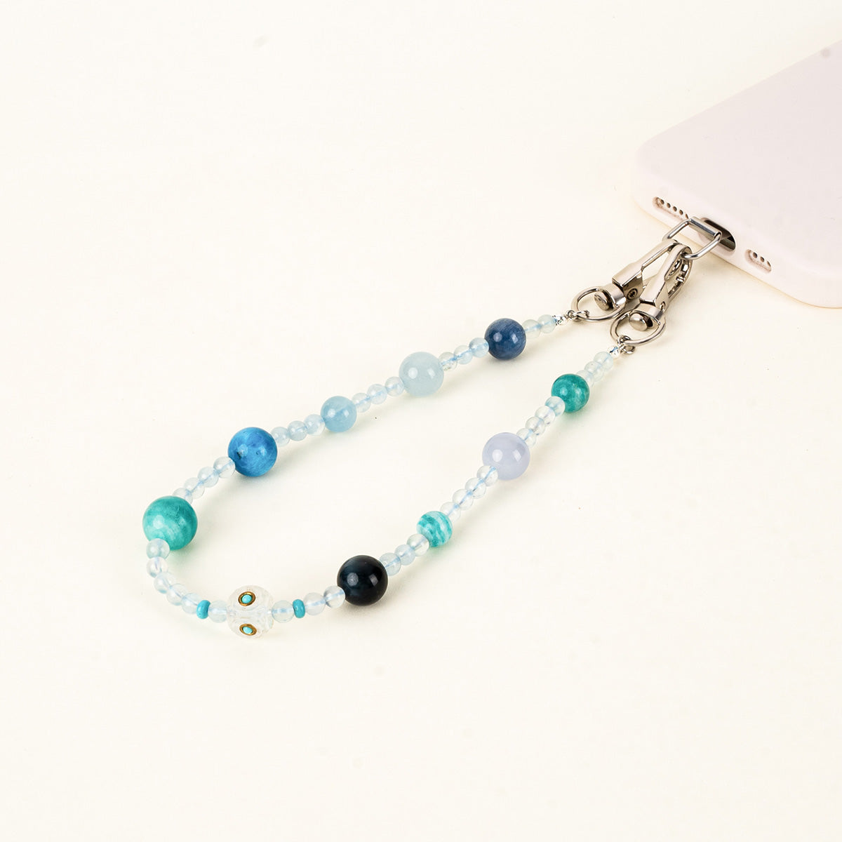 Ocean Energy Crystal Phone Strap Charm