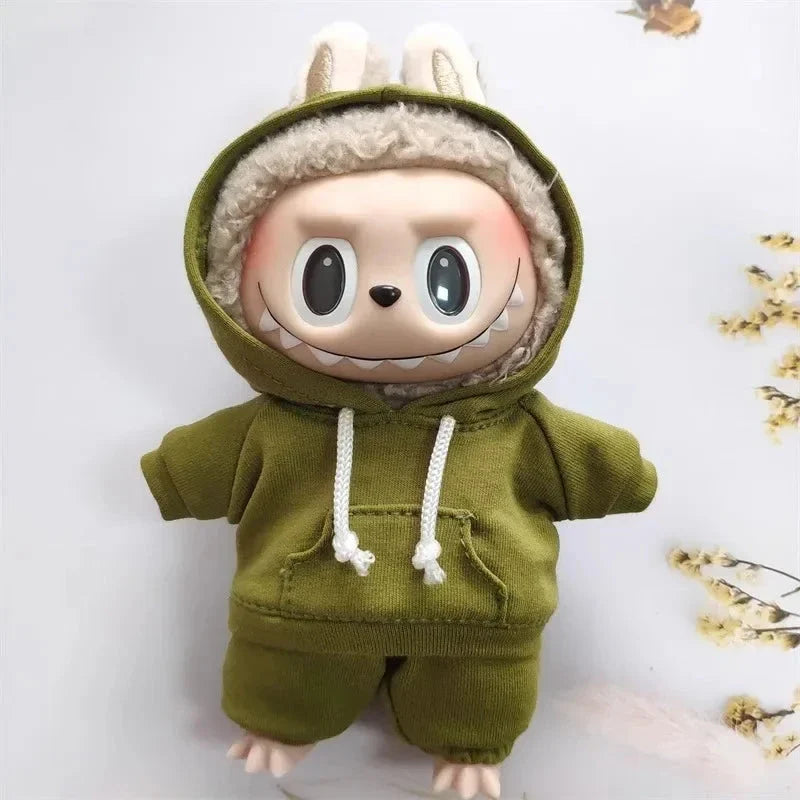 Handmade Cozy Hoodie Joggers Labubu Outfit