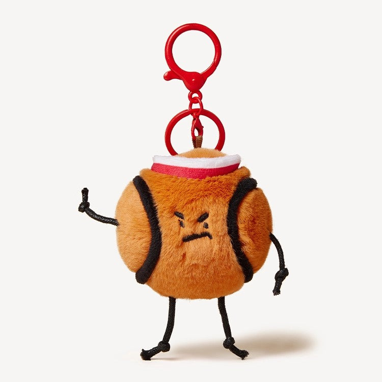 Cute Baseball Doll Plush Backpack Clip