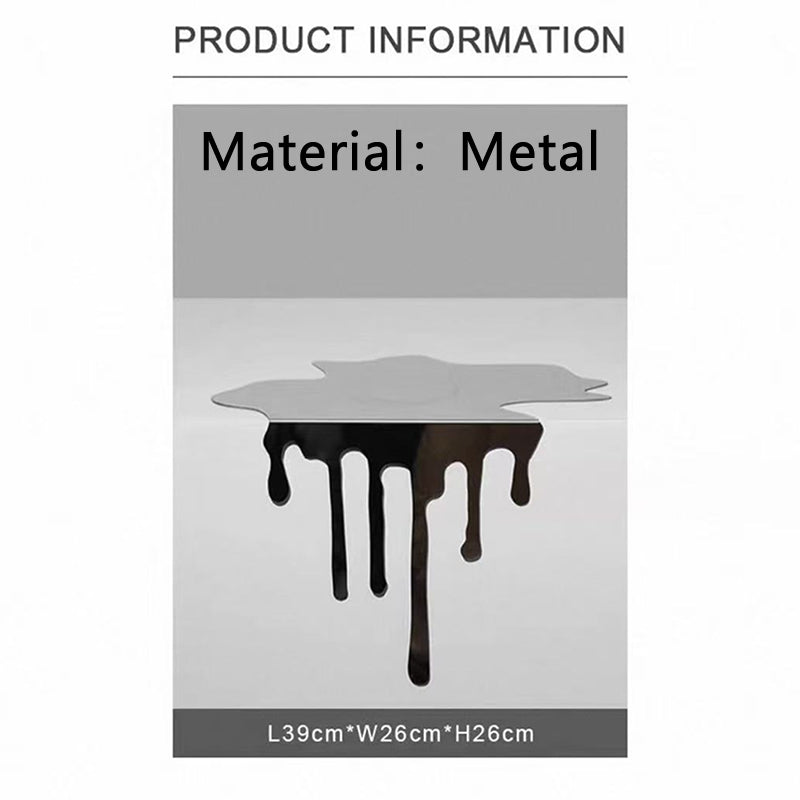 Luxury Stainless Steel Drop - shaped Ornament for Living Room, Dining Table & Bar Decoration