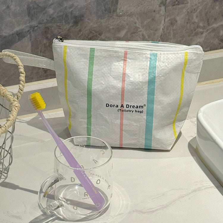 Portable Toiletry Bag - Dry & Wet Separation, Large Capacity Waterproof Storage