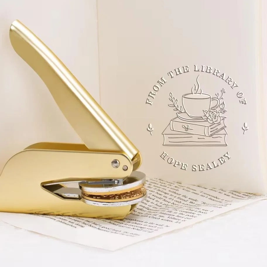 Logo Embossed Paper Stamp-Embossed Logo(Design Upload)