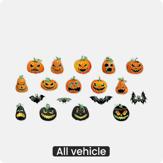 Halloween Car Magnetic Luminous Stickers(18PCS) - Fits All Cars