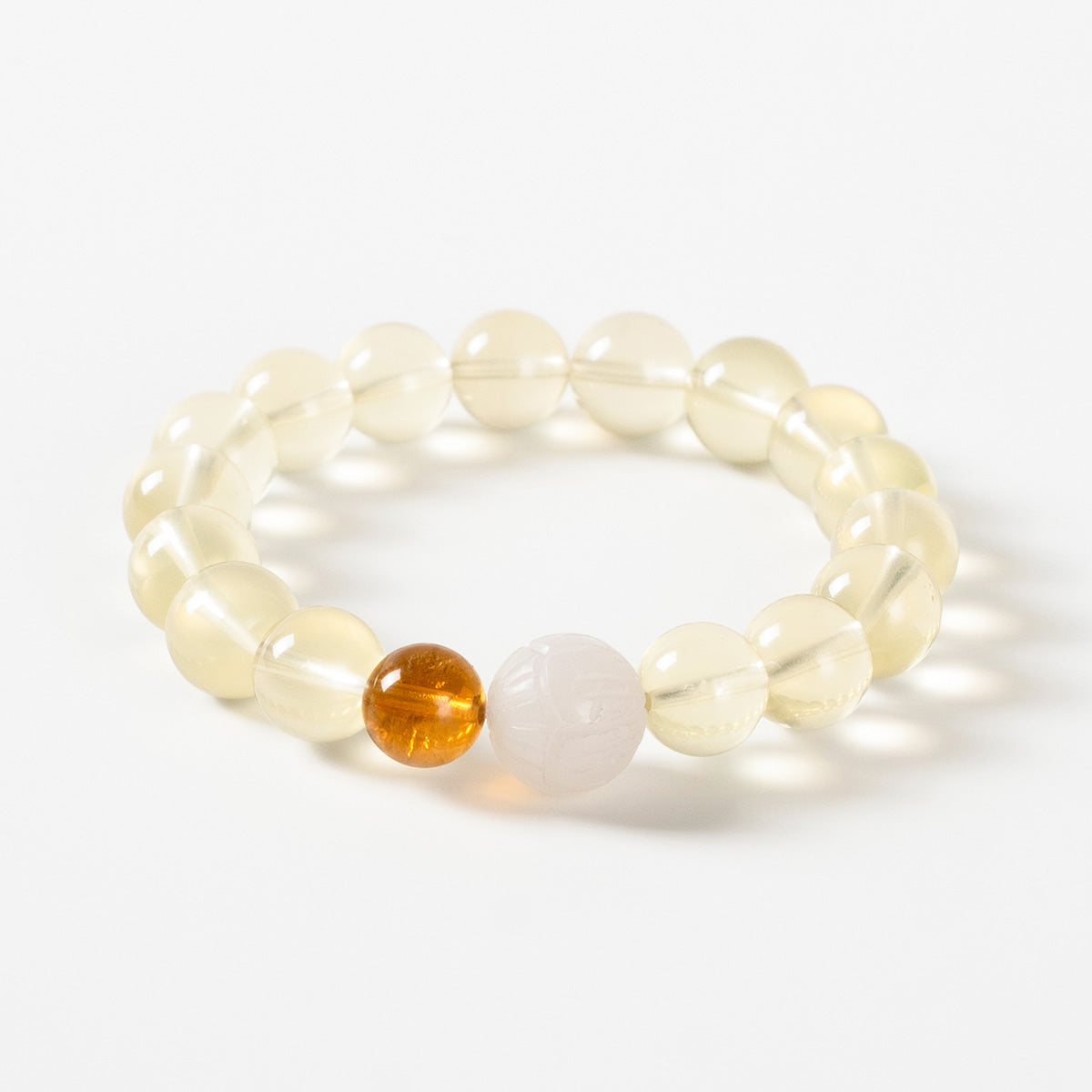 Harmony Glow Crystal Bracelet 10mm|Attract Wealth