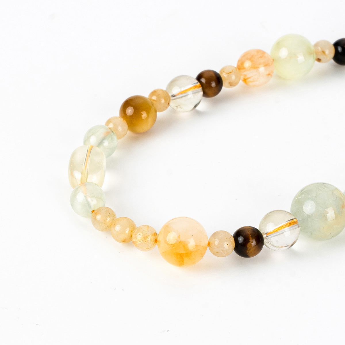 Golden Harmony Crystal Phone Charm