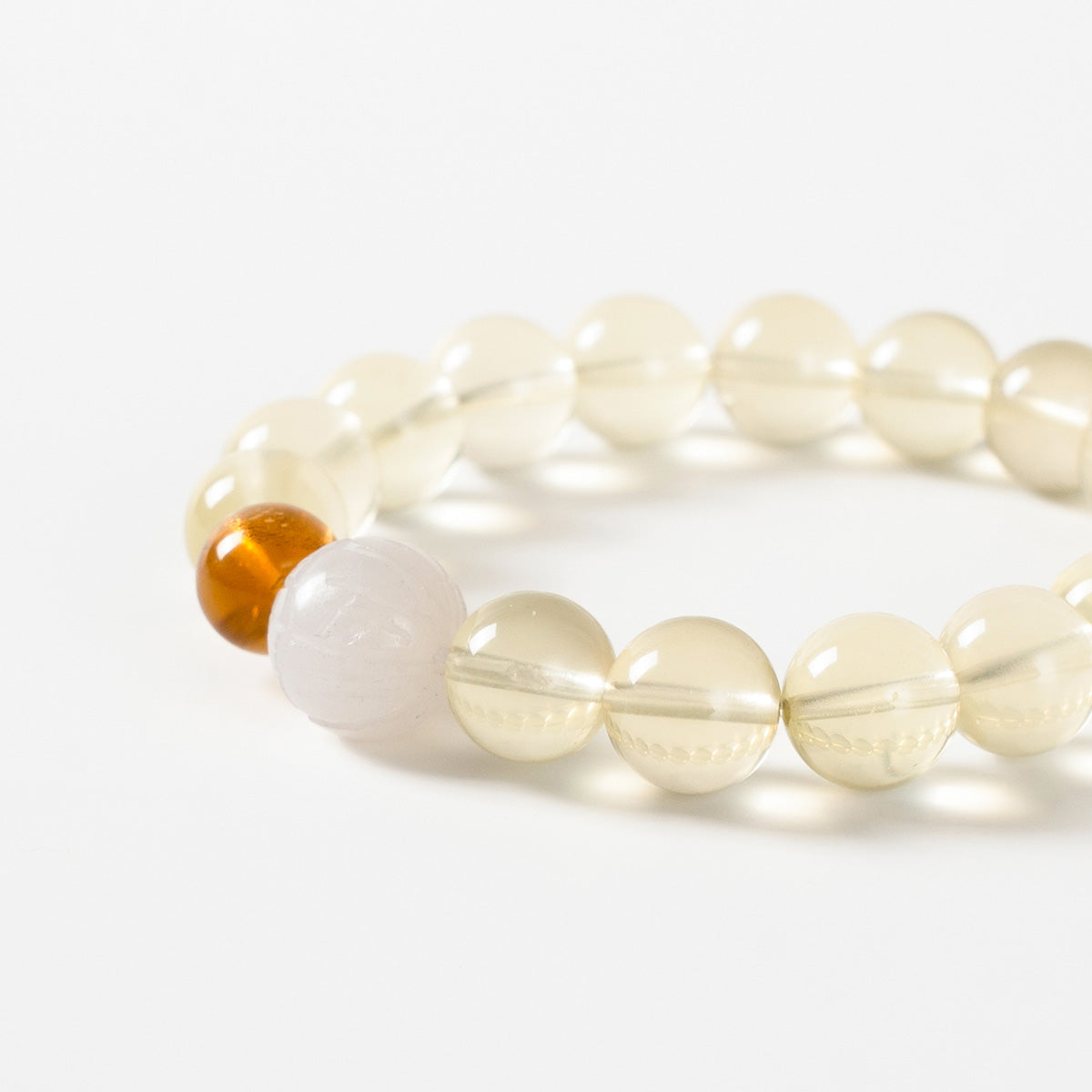 Harmony Glow Crystal Bracelet 10mm|Attract Wealth