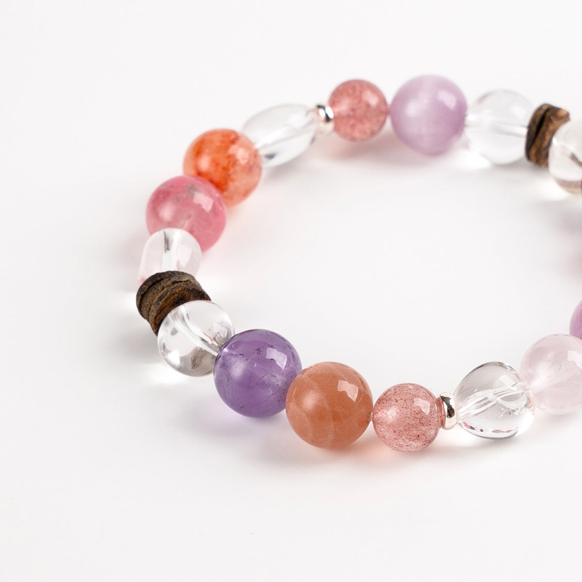 Rose Quartz & Agarwood Bracelet for Love Enhancement