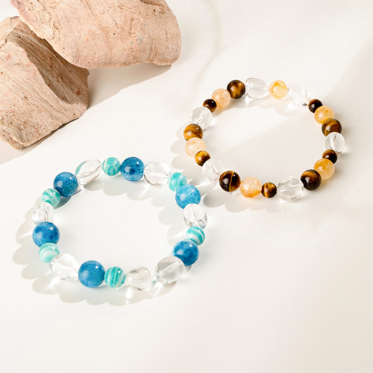 Golden Clarity Crystal Bracelet
