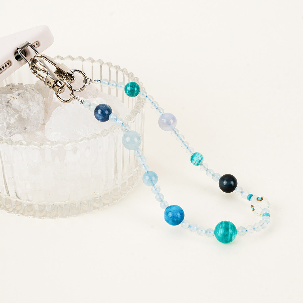 Ocean Energy Crystal Phone Strap Charm