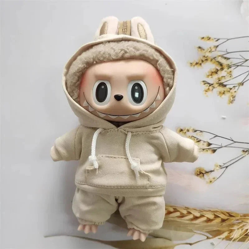 Handmade Cozy Hoodie Joggers Labubu Outfit