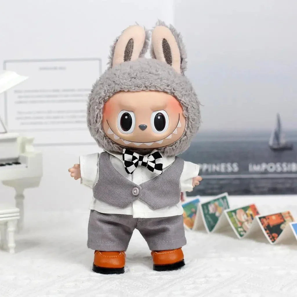 Handmade Wedding Marriage Couple Labubu Outfit