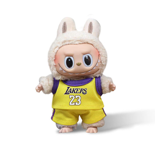 POP MART The Monsters Labubu Fashion Dress - Lakers #23 jersey