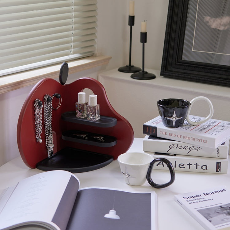 Apple Design Storage Shelf - Desktop Organizer for Jewelry, Keys & Perfume (Gift)