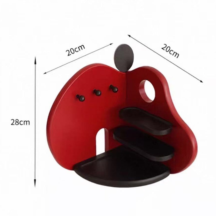 Apple Design Storage Shelf - Desktop Organizer for Jewelry, Keys & Perfume (Gift)