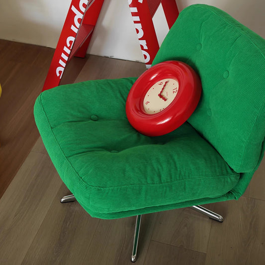 Mid-Century Art Bagel Retro Wall Clock - Living Room Hanging Clock