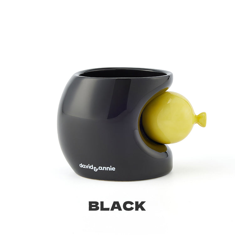Unique Balloon Coffee Cup - High-Design Color-Blocked Ceramic Couple Mugs