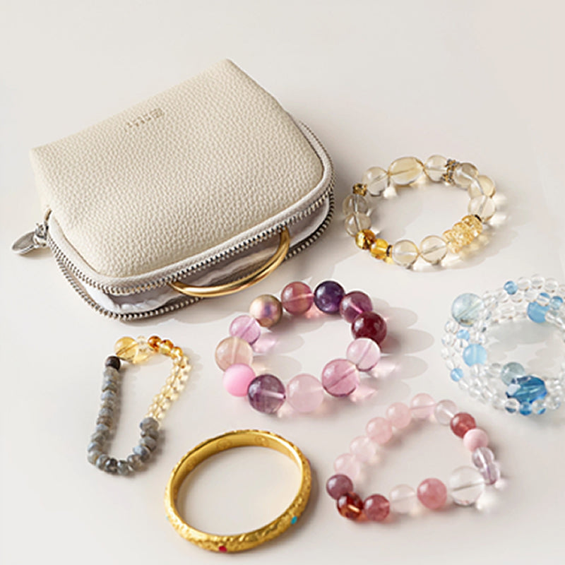 Portable Bracelet Jewelry Pouch, Exquisite Luxury Velvet Storage Bag