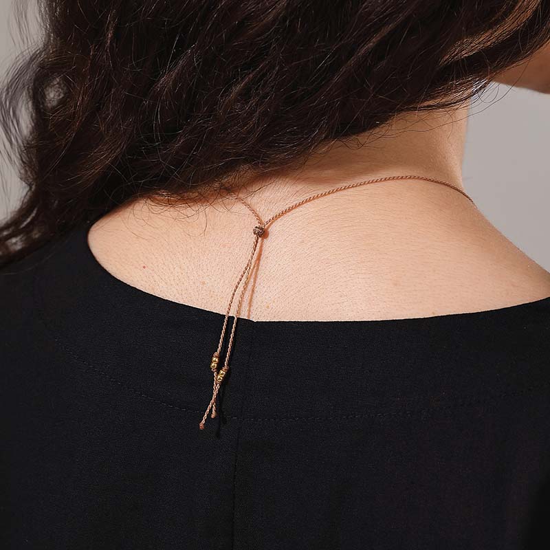 Natural Crystal Hexagonal Prism Pendant Necklace - Couple Style