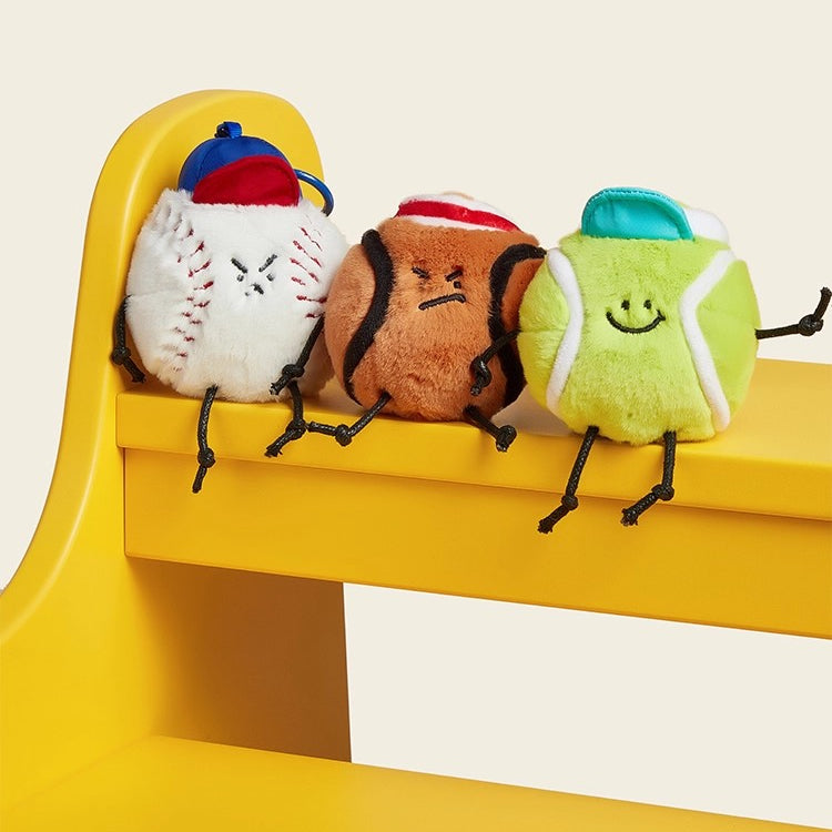 Cute Baseball Doll Plush Backpack Clip