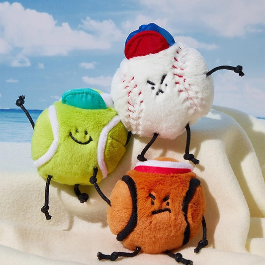 Cute Baseball Doll Plush Backpack Clip