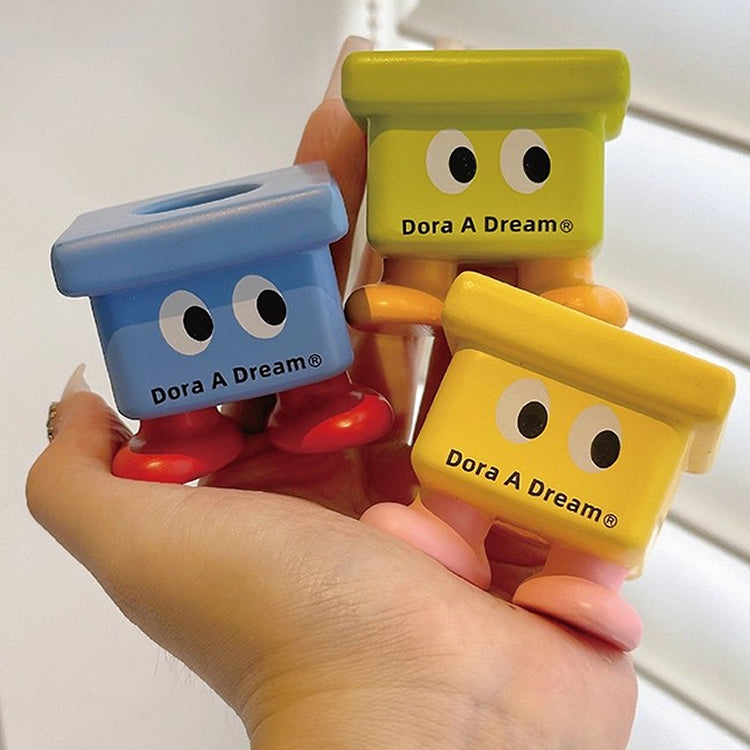 Kids Cartoon Stool Toothbrush Holder - No-Drill Bathroom Organizer, Multi-Color
