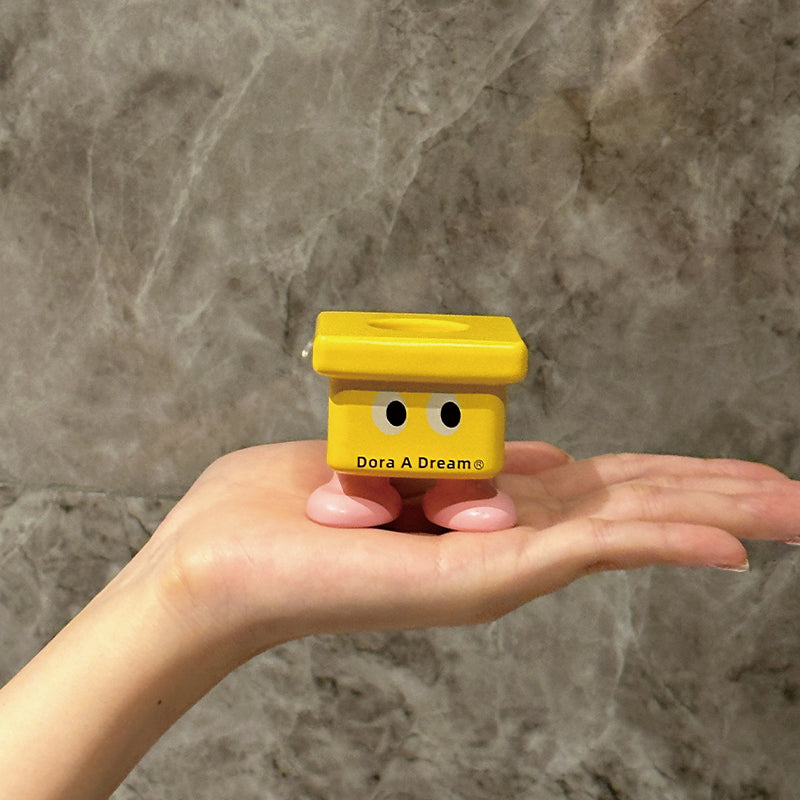 Kids Cartoon Stool Toothbrush Holder - No-Drill Bathroom Organizer, Multi-Color