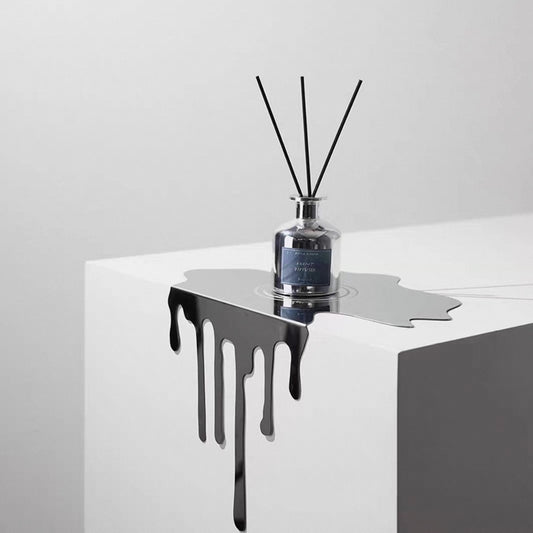 Luxury Stainless Steel Drop - shaped Ornament for Living Room, Dining Table & Bar Decoration