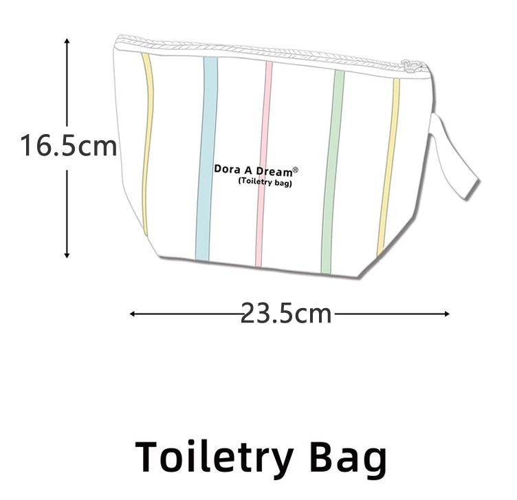 Portable Toiletry Bag - Dry & Wet Separation, Large Capacity Waterproof Storage