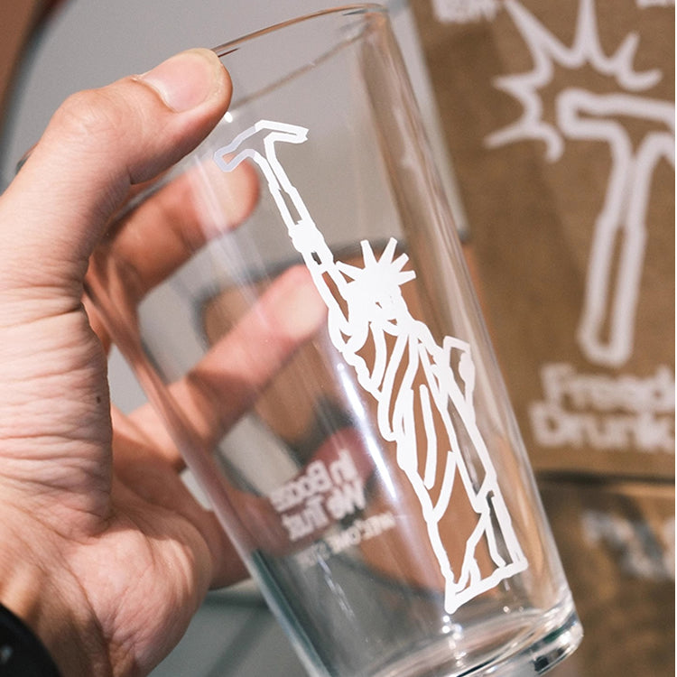 Statue of Liberty Glass Cup - Coffee/Beer/Water Mug