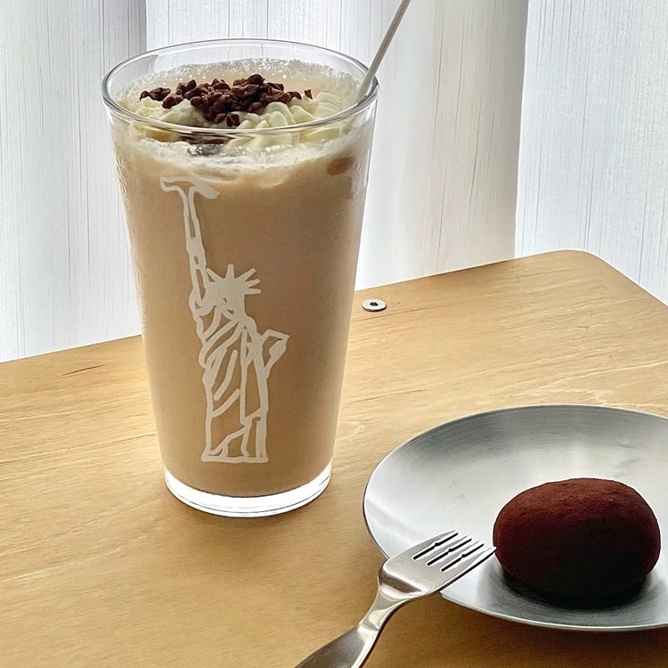 Statue of Liberty Glass Cup - Coffee/Beer/Water Mug