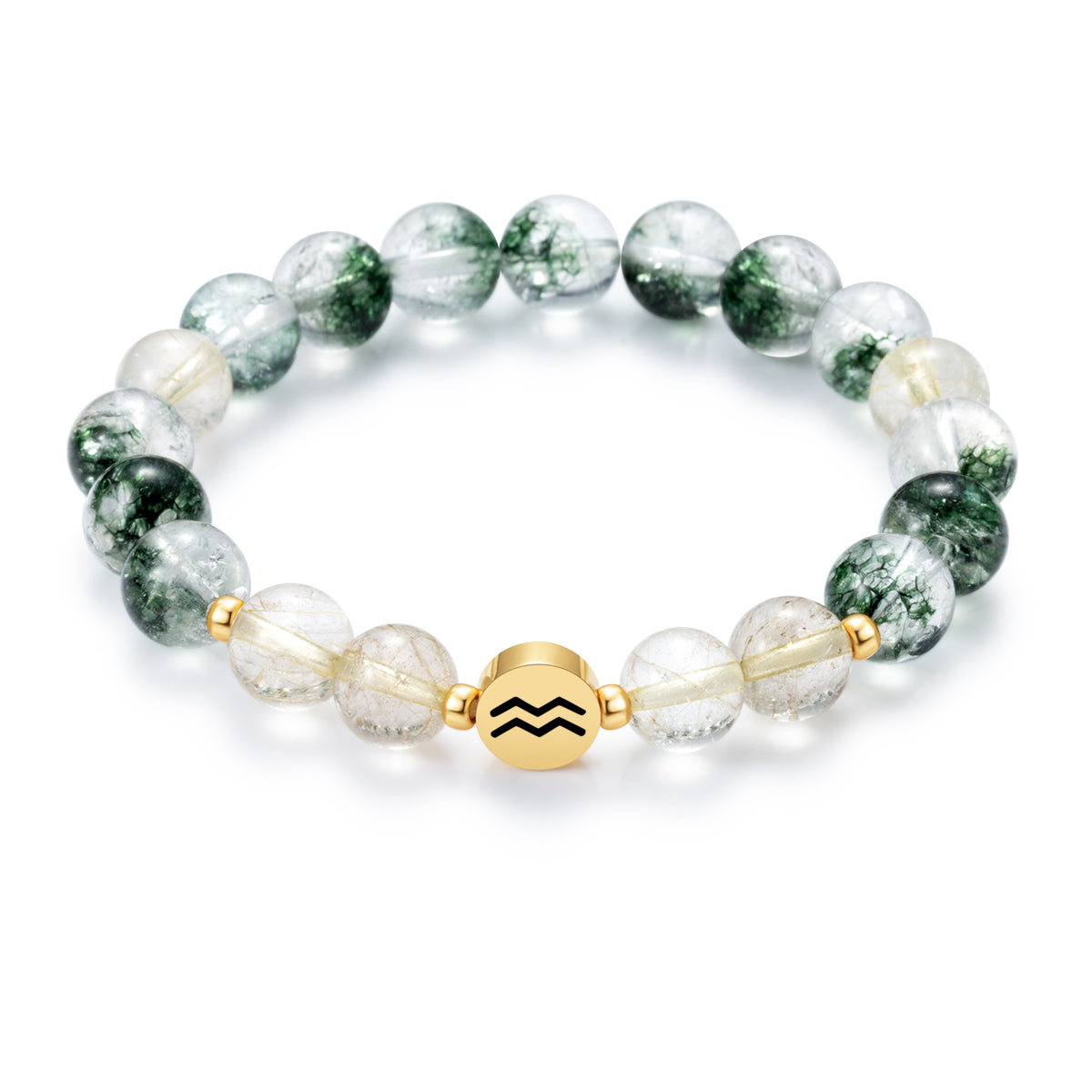 12 Zodiac Energy Crystal Bracelets