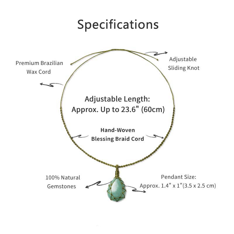 “Sky’s Blessing” Natural  Crystal Necklaces