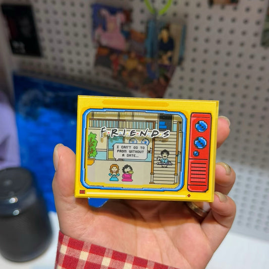 Friends TV Show 6-Scene Pixel Art Acrylic Fridge Magnets｜Retro TV Design