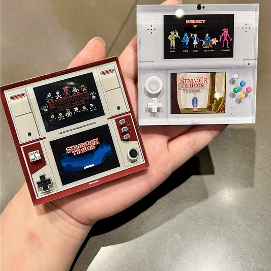 Stranger Things Retro Handheld Game Console 3D Fridge Magnet - 80s Nostalgic Deco